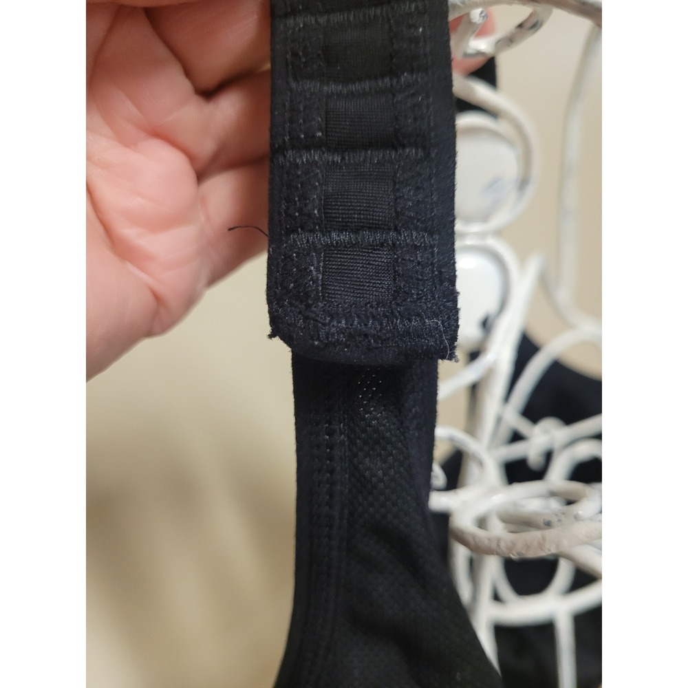 Wacoal Black Full Support Sports Bra UnderWire Adjustable Straps Comfort Sz 36DD - Picture 4 of 6